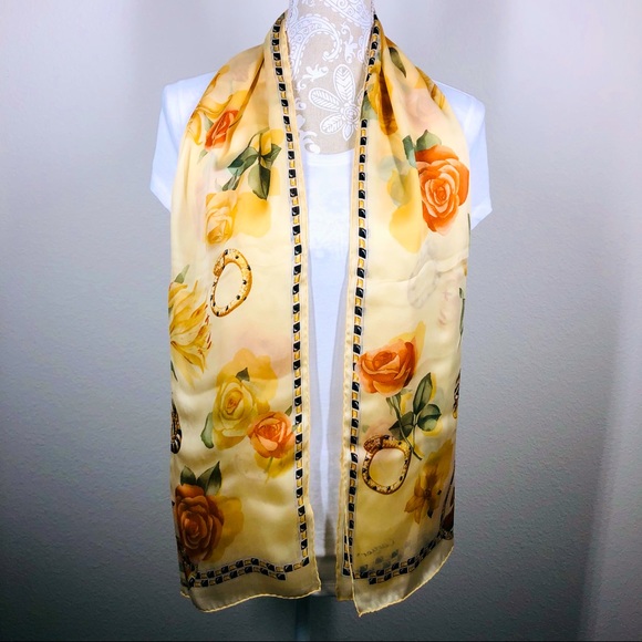 Authentic Cartier 100% Silk Scarf - Picture 6 of 14